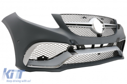 Bodykit für Mercedes M-Klasse W166 12-15 Umbau auf GLE Stoßstange Beleuchtung Kotflügel-image-6085916