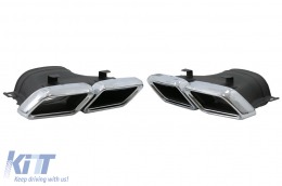 Bodykit für Mercedes M-Klasse W166 12-15 Umbau auf GLE Stoßstange Beleuchtung Kotflügel-image-6085978