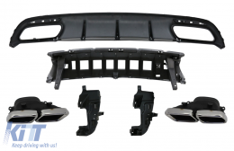 BodyKit für Mercedes S Coupe C217 Sport Line 15-21 Kühlergrill Diffusor Endrohre-image-6091707