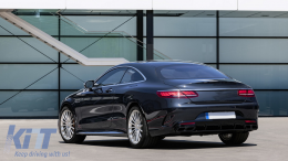 BodyKit für Mercedes S Coupe C217 Sport Line 15-21 Kühlergrill Diffusor Endrohre-image-6091709