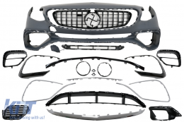 BodyKit für Mercedes S Coupe C217 Sport Line 15-21 Kühlergrill Diffusor Endrohre-image-6096654