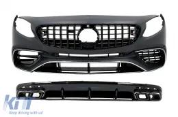 image-14-BodyKit für Mercedes S Coupe C217 Sport Line 15-21 Kühlergrill Diffusor Endrohre