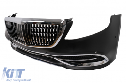 Bodykit für Mercedes S-Klasse W221 05-13 Umbau auf 2018 W222 Design Stoßstange-image-6103337