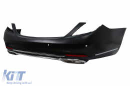 Bodykit für Mercedes S-Klasse W221 05-13 Umbau auf 2018 W222 Design Stoßstange-image-6103342