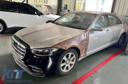 Bodykit für Mercedes S-Klasse W221 05-13 Umbau auf W223 S450 Design Stoßstange-image-6107083