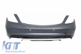 Bodykit für Mercedes S-Klasse W222 13-17 Stoßstange Seitenschweller S63 Look-image-6080738