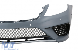 Bodykit für Mercedes S-Klasse W222 2013-06.2017 S63 Look Kühlergrill Schwarz-image-6073877