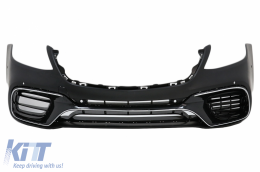 Bodykit für Mercedes S-Klasse W222 Facelift 06.2017-08.2020 Stoßstange S63 Look PDC-image-6102444
