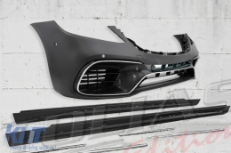 Bodykit für Mercedes S-Klasse W222 Facelift 13-08.20 Stoßstange Auspuff S63 Look Endrohre-image-6128143