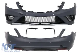 image-19-Bodykit für Mercedes S-Klasse W222 2013–06.2017 S63 Design Stoßfänger Untergitter