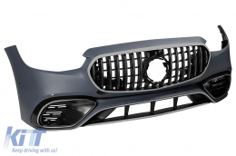 Bodykit für Mercedes S-Klasse W223 2020+ S63 Design Stoßstange Endrohre Kühlergrill-image-6127668