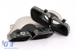 Bodykit für Mercedes S-Klasse W223 2020+ S63 Design Stoßstange Endrohre Kühlergrill-image-6127685