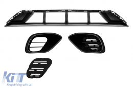 Bodykit für Mercedes S-Klasse W223 2020+ S63 Design Stoßstange Endrohre Kühlergrill-image-6127689