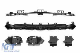 Bodykit für Mercedes S-Klasse W223 2020+ S63 Design Stoßstange Endrohre Kühlergrill-image-6127690