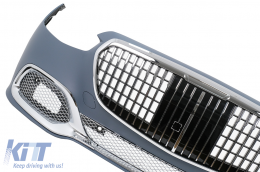Bodykit für Mercedes S W223 Limousine 20+ Stoßstange Endrohre Kühlergrill M-Design-image-6113006
