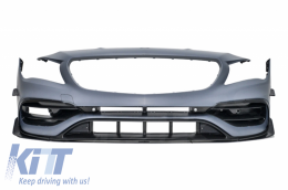 BodyKit für Mercedes W117 C117 CLA 13-18 MOPF CLA45 Look Seitenschweller Endrohre-image-6050143