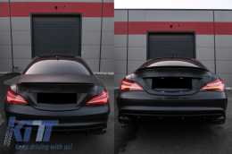 BodyKit für Mercedes W117 C117 CLA 13-18 MOPF CLA45 Look Seitenschweller Endrohre-image-6050167