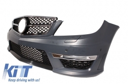 BodyKit für Mercedes W204 07-14 Facelift C63 Look Rücklichter Xenon Scheinwerfer-image-6002760