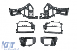 Bodykit für Porsche Cayenne 9Y0 2018-2023 Umbau auf 2024er-Look Stoßstange Scheinwerfer-image-6127731