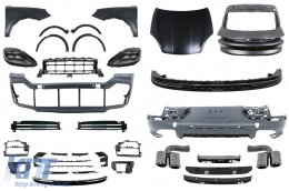 image-1-Bodykit für Porsche Cayenne 9Y0 2018-2023 Umbau auf 2024er-Look Stoßstange Scheinwerfer