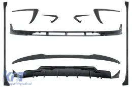 image-23-Bodykit für Tesla Model 3 17+ Frontstoßstange Lippe Diffusor Seitenschweller Kohlenstoff Look