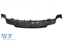 Bodykit für Tesla Model 3 17+ Frontstoßstange Lippe Diffusor Seitenschweller Kohlenstoff Look-image-6086833