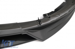 Bodykit für Tesla Model 3 17+ Frontstoßstange Lippe Diffusor Seitenschweller Kohlenstoff Look-image-6086844
