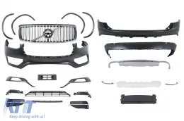image-27-Bodykit für Volvo XC90 SPA 2015–2025 R-Design Stoßstange Kühlergril, Radlaufverbreiterungen