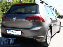 Bodykit für VW Golf 7 VII 12-17 Stoßstange Gitter Seitenschweller Diffus R-line Look-image-6008253