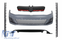 Bodykit für VW Golf 7 VII 2013-2016 GTI Look Stoßstange Seitenschweller Diffusor-image-6057534