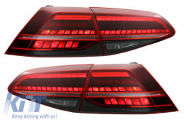 BodyKit für VW Golf 7.5 VII Facelift 17+ Stoßstange Diffusor Licht LED NBL GTI-image-6046265