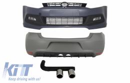 image-57-Bodykit für VW Polo 6R 6C 03.2009-09.2017 R-Line Look Stoßstange Abgassystem
