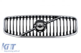 Bodykit Karosserie-Kit für Volvo XC60 2018–2025 R-Design Stoßstange Kühlergrill Luftdiffusor-image-6128037