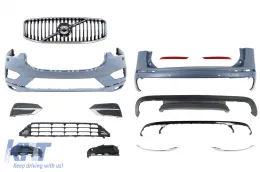 image-28-Bodykit Karosserie-Kit für Volvo XC60 2018–2025 R-Design Stoßstange Kühlergrill Luftdiffusor
