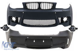 image-47-Bodykit Nieren BMW 1 Reihe E87 E81 Schrägheck 04-11 M1 Optik PDC Stoßstange NBL