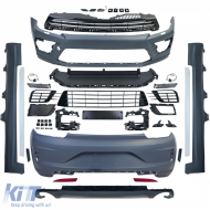 Bodykit R-look Stoßstange, Seitenschweller, Kühlergrill, DRL, geeignet für VW Scirocco III Facelift 14-17-image-6209012