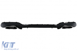 Bodykit Spoiler Kühlergrill für BMW G20 G21 M340i Look Silber Endrohre Diffusor-image-6085425