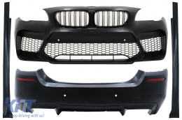 image-75-Bodykit Stoßstange für BMW 5er F10 2010-2017 M5 G30 Design Nierengitter Seitenschweller