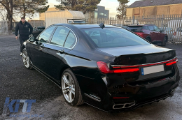 Bodykit Stoßstange für BMW 7er F01 08-15 Umbau G70-Look Scheinwerfer Haube-image-6126988