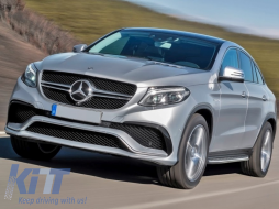 Bodykit Stoßstange für Mercedes GLE Coupe C292 2015-2019 Endrohre Kühlergrill-image-6016808