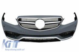 Bodykit Stoßstange für Mercedes W212 Facelift 13-16 E63 Look Seitenschweller Endrohre-image-6045409