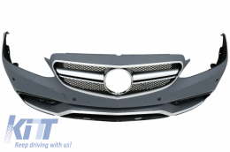 Bodykit Stoßstange für Mercedes W212 Facelift 13-16 E63 Look Seitenschweller Endrohre-image-6045410