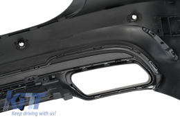 Bodykit Stoßstange für Mercedes W212 Facelift 13-16 E63 Look Seitenschweller Endrohre-image-6061273