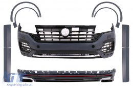 image-29-Bodykit Stoßstange für VW Touareg III 2018-2022 R Line Design Kühlergrill Radkästen