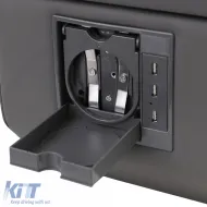 Boîte de rangement pour accoudoir de console centrale grise adaptée pour Mercedes V-Class W447-image-6204647