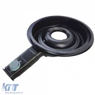 Boîtier de filtre à air avec couvercle de filtre HighFlow noir adapté pour Ford Mustang 71-73-image-6194011