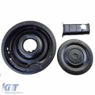 Boîtier de filtre à air avec couvercle noir adapté pour Ford Mustang 71-73-image-6208787