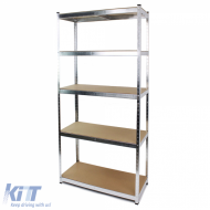Boltless shelf storage rack basement workshop shelf 1800x900x400mm galvanized metal
