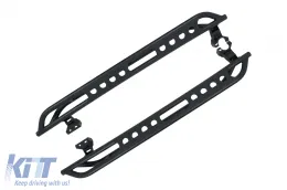 image-21-Bočne stepenice Nerf šipke pogodne za Jeep Wrangler JL (2018-naviše) željezo s 4 vrata