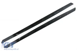 image-23-Bočni pragovi Dodatak produžeci za Lip prikladni za BMW serije 2 F22 F23 Kupe Kabriolet (2014.-naviše) M-Performance Look Piano crna